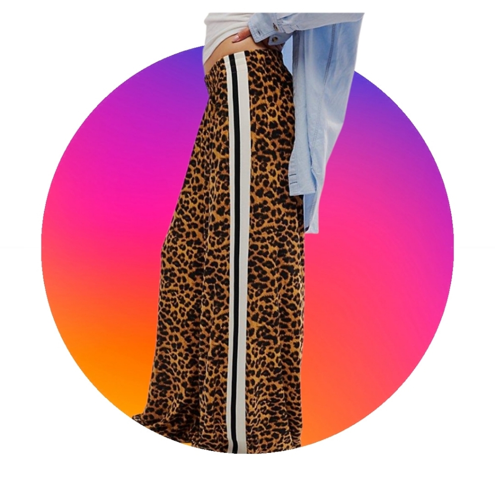 Norma Kamali Leopard Print Pants
